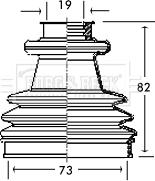 Borg & Beck BCB2151 - Körük, sürücü val furqanavto.az