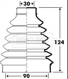 Borg & Beck BCB2898 - Körük, sürücü val furqanavto.az