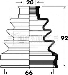 Borg & Beck BCB2819 - Körük, sürücü val furqanavto.az