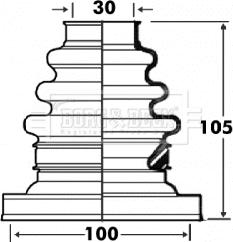 Borg & Beck BCB2883 - Körük, sürücü val furqanavto.az