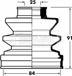 Borg & Beck BCB2828 - Körük, sürücü val furqanavto.az