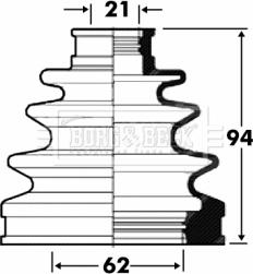 Borg & Beck BCB2875 - Körük, sürücü val furqanavto.az