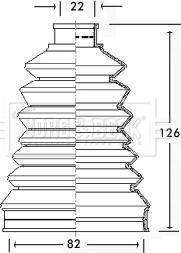 Borg & Beck BCB2319 - Körük, sürücü val furqanavto.az