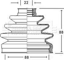 Borg & Beck BCB2232 - Körük, sürücü val furqanavto.az