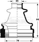 Borg & Beck BCB2798 - Körük, sürücü val furqanavto.az