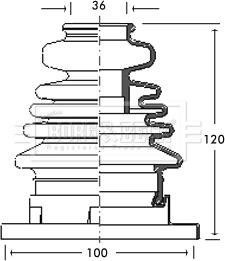 Borg & Beck BCB2714 - Körük, sürücü val furqanavto.az