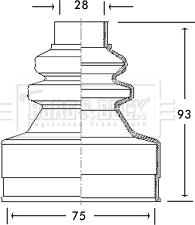 Borg & Beck BCB2738 - Körük, sürücü val furqanavto.az