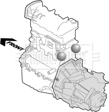 Borg & Beck BEM3147 - Tutacaq, mühərrik montajı furqanavto.az
