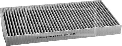 Borg & Beck BFC1045 - Filtr, daxili hava furqanavto.az