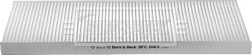 Borg & Beck BFC1063 - Filtr, daxili hava furqanavto.az