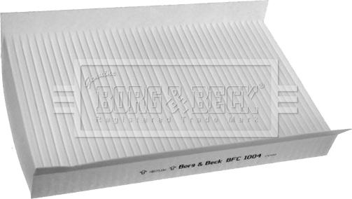 Borg & Beck BFC1004 - Filtr, daxili hava furqanavto.az
