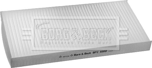 Borg & Beck BFC1000 - Filtr, daxili hava furqanavto.az