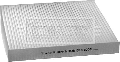 Borg & Beck BFC1003 - Filtr, daxili hava furqanavto.az