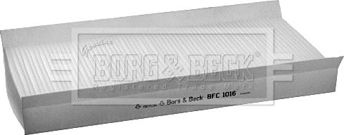 Borg & Beck BFC1016 - Filtr, daxili hava furqanavto.az