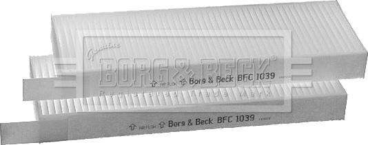 Borg & Beck BFC1039 - Filtr, daxili hava furqanavto.az