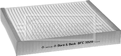 Borg & Beck BFC1029 - Filtr, daxili hava furqanavto.az