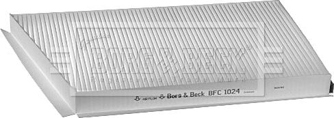 Borg & Beck BFC1024 - Filtr, daxili hava furqanavto.az