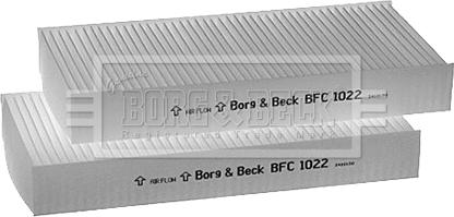 Borg & Beck BFC1022 - Filtr, daxili hava furqanavto.az
