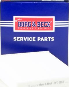 Borg & Beck BFC1169 - Filtr, daxili hava furqanavto.az