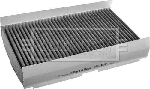 Borg & Beck BFC1117 - Filtr, daxili hava furqanavto.az