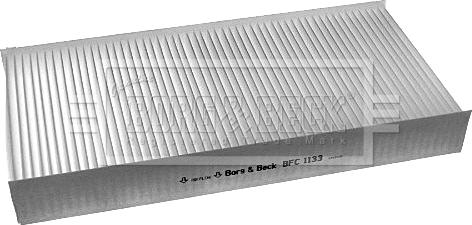 Borg & Beck BFC1133 - Filtr, daxili hava furqanavto.az