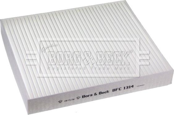 Borg & Beck BFC1314 - Filtr, daxili hava furqanavto.az