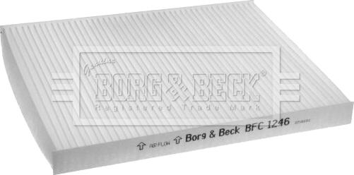 Borg & Beck BFC1246 - Filtr, daxili hava furqanavto.az