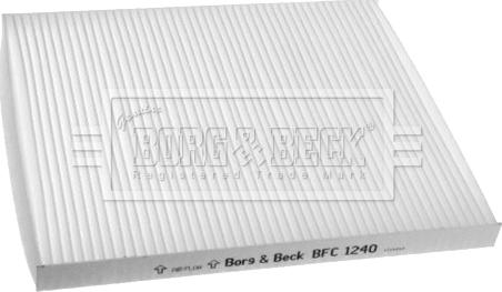 Borg & Beck BFC1240 - Filtr, daxili hava furqanavto.az