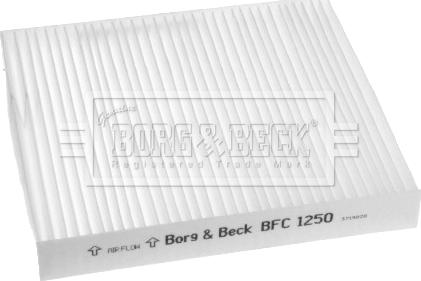 Borg & Beck BFC1250 - Filtr, daxili hava furqanavto.az