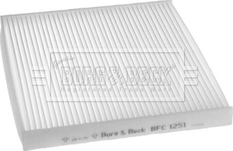 Borg & Beck BFC1251 - Filtr, daxili hava furqanavto.az
