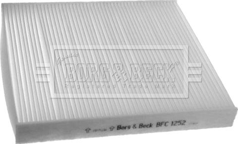 Borg & Beck BFC1252 - Filtr, daxili hava furqanavto.az