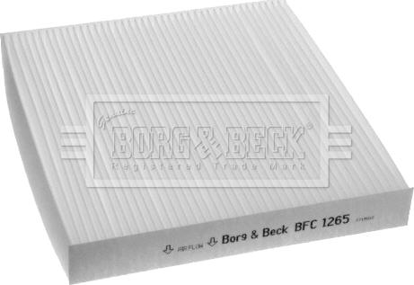 Borg & Beck BFC1265 - Filtr, daxili hava furqanavto.az