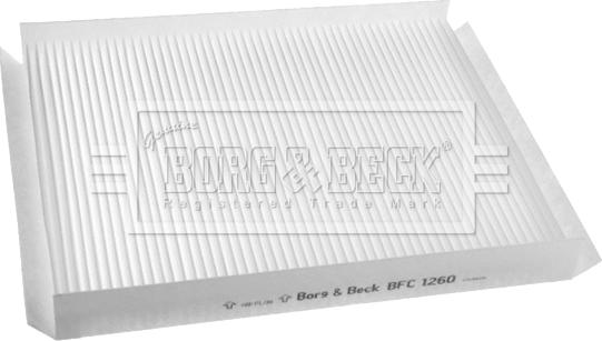 Borg & Beck BFC1260 - Filtr, daxili hava furqanavto.az