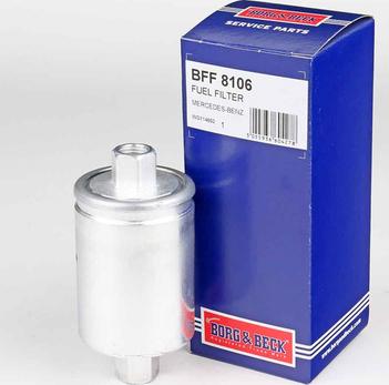 Borg & Beck BFF8106 - Yanacaq filtri furqanavto.az