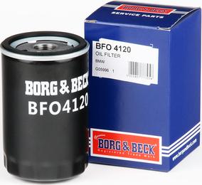 Borg & Beck BFO4120 - Yağ filtri furqanavto.az
