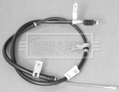 Borg & Beck BKB3134 - Kabel, dayanacaq əyləci furqanavto.az