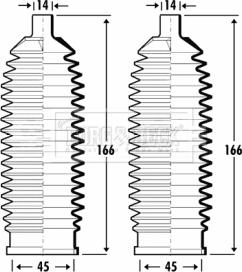 Borg & Beck BSG3351 - Körük dəsti, sükan furqanavto.az