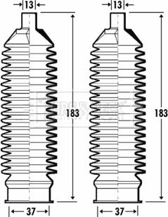 Borg & Beck BSG3364 - Körük dəsti, sükan furqanavto.az