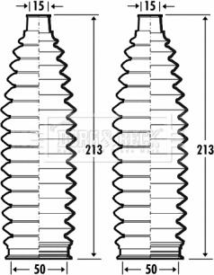 Borg & Beck BSG3376 - Körük dəsti, sükan furqanavto.az