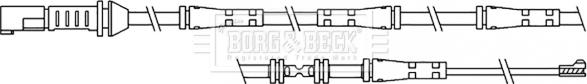 Borg & Beck BWL3150 - Xəbərdarlıq Kontakt, əyləc padinin aşınması furqanavto.az