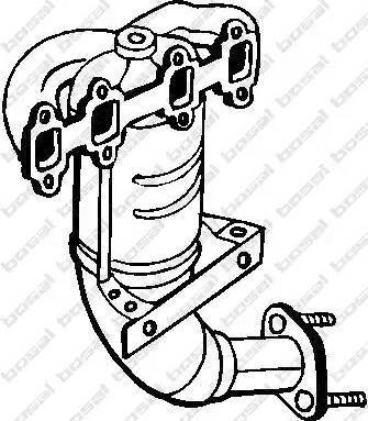 Bosal 099-726 - Katalitik çevirici furqanavto.az