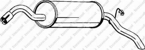 Bosal 154-983 - Son səsboğucu furqanavto.az