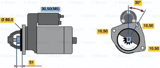 BOSCH 9 000 083 054 - Başlanğıc furqanavto.az