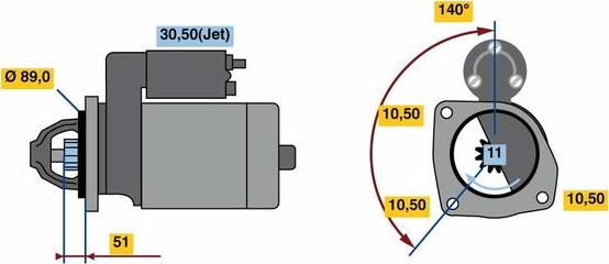 BOSCH 9 000 143 501 - Başlanğıc furqanavto.az