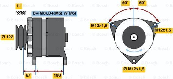 BOSCH 9 120 456 048 - Alternator furqanavto.az