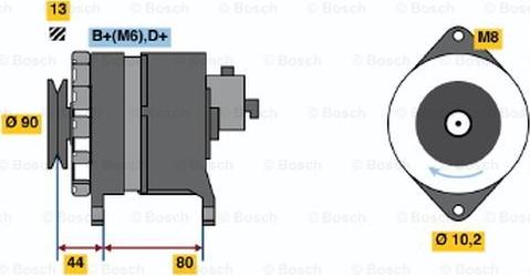 BOSCH 9 120 144 606 - Alternator furqanavto.az