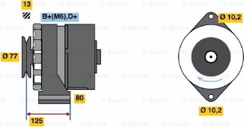 BOSCH 9 120 144 101 - Alternator furqanavto.az