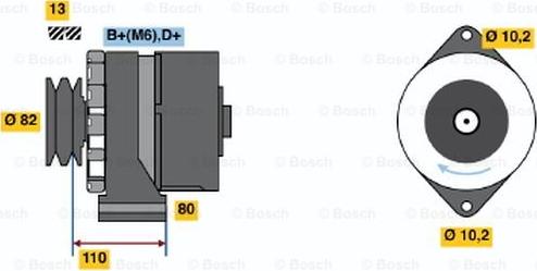 BOSCH 9 120 144 102 - Alternator furqanavto.az