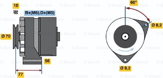 BOSCH 9 120 143 223 - Alternator furqanavto.az