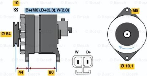 BOSCH 9 120 334 641 - Alternator furqanavto.az